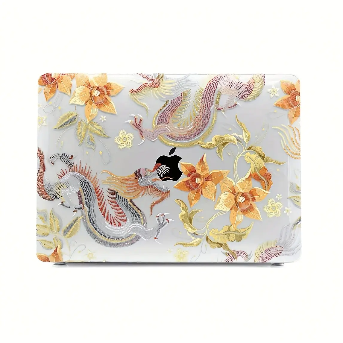 Macbook Transparent Print Case, Creative Painted Apple Laptop Hard Shell, 13.6 Air (a3113/a2681/a3240), Durable Protective Cover for Macbook, Macbook Accessories