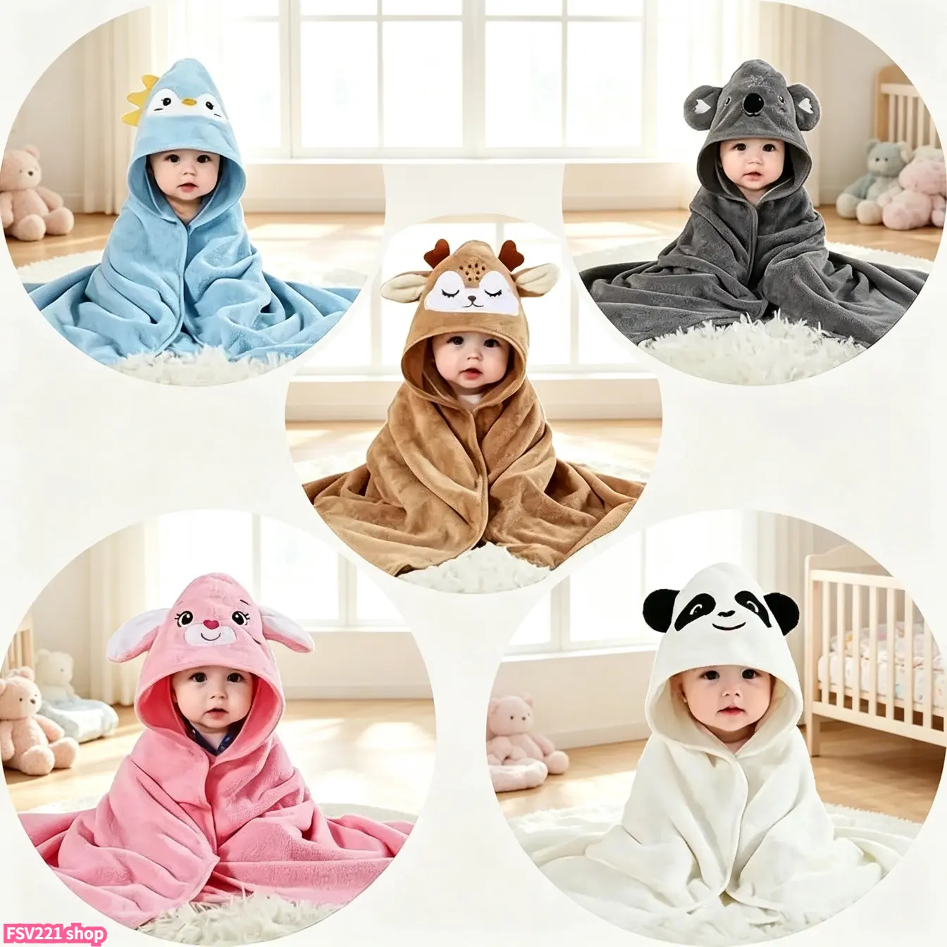 Premium Ultra-Soft, Absorbent Bath Towel — 31.5" x 31.5" (80 x 80 cm) — Breathable Towel with Adorable Animal Patterns (Doubles as a Bath Towel, Blanket, or Beach Towel) — An Essential Must-Have for All Seasons.