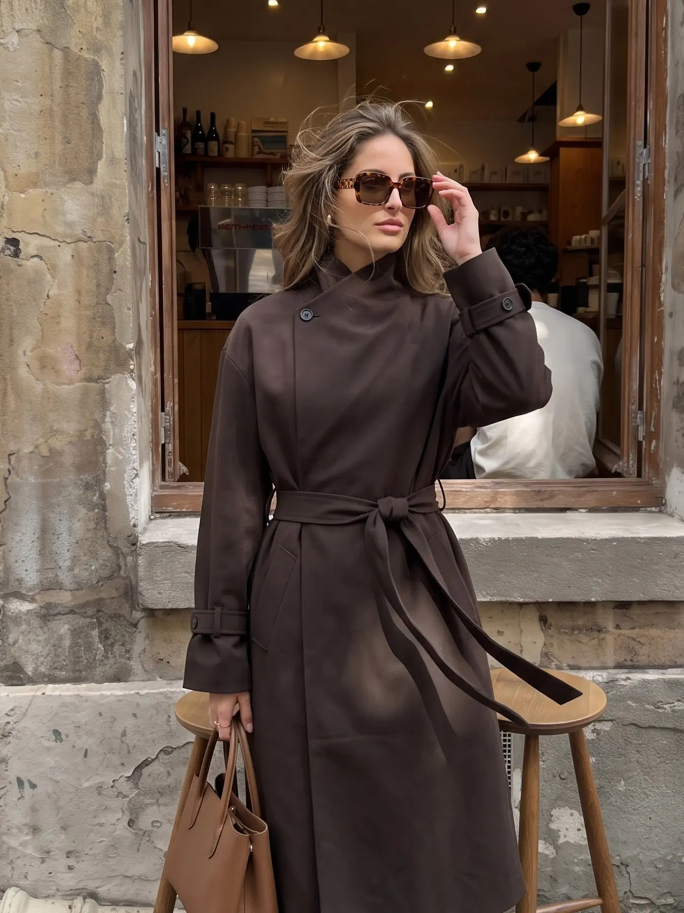 2026 Fall Winter New British Style Stand Collar Coat, Elegant High-End Long Mid-Length Fashion Fit Jacket, Stylish and Attractive Outerwear