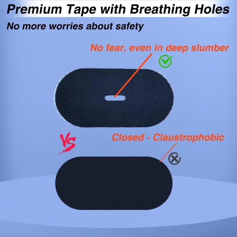 Mouth Tape for sleeping,30pcs/30pcs*2 Breathable Mouth Tape, one month supply, mouth tape, black, gentle, adhesion & 30 Strips, sports accessories, Anti Snoring Sticker Snoring Relief Sticker,Snoring Relief Sticker, Sleeping Aid Tool