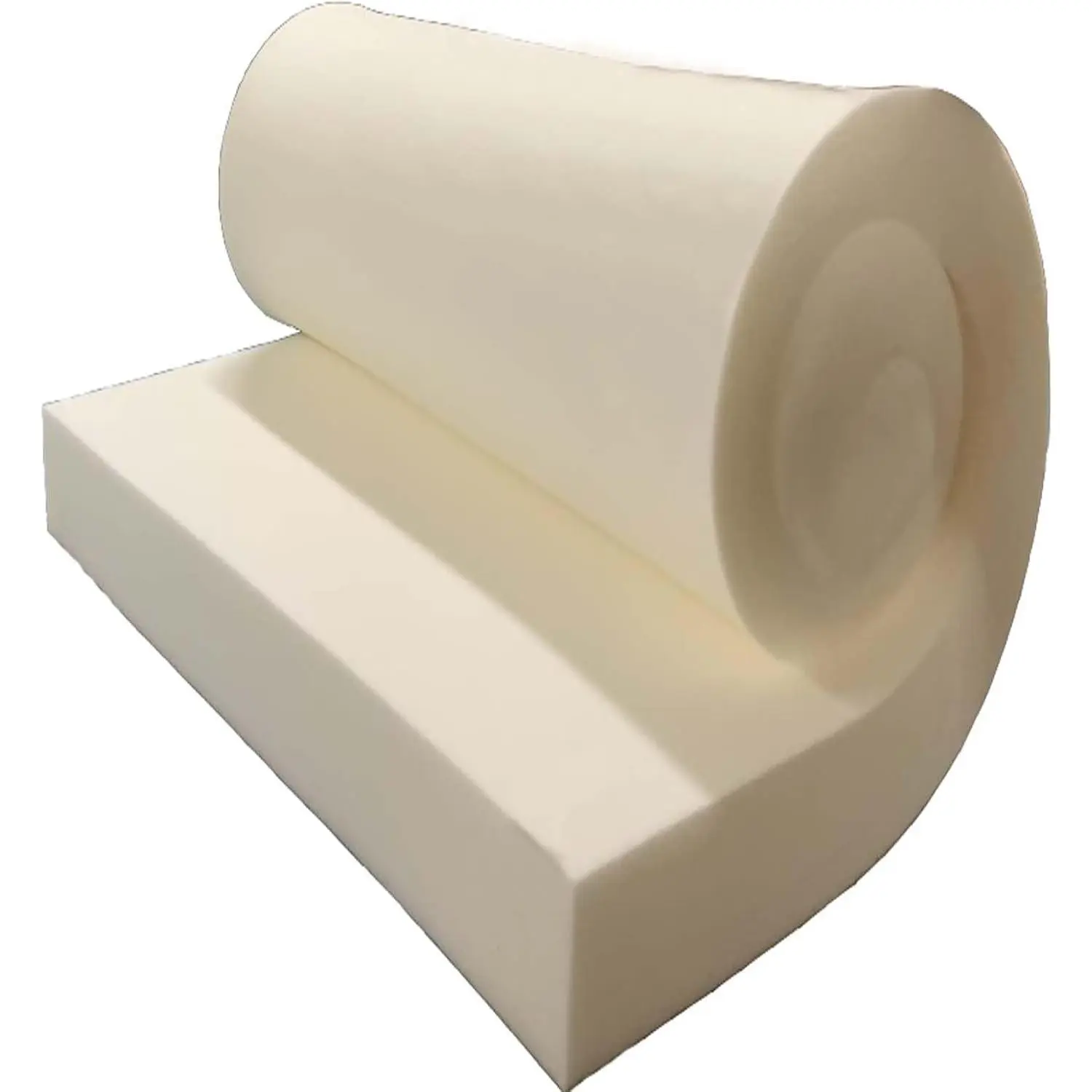 Foam 5" Height x 24" Width x 96" Length 44ILD (Firm) Upholstery Cushion Made in USA