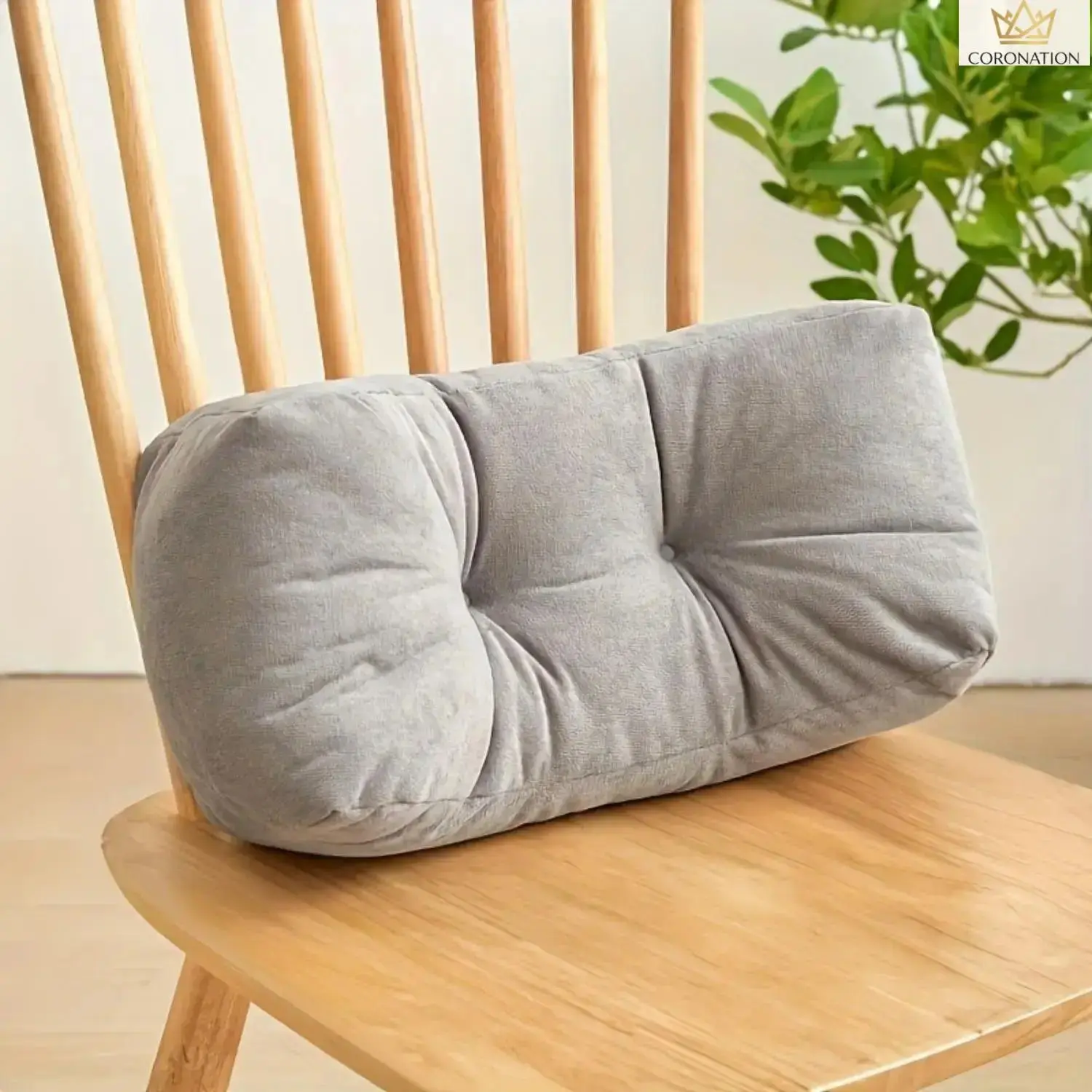 Ergonomic Lumbar Support Cushion for Office Chair, Aesthetic Back Support Pillow with Soft Comfortable Design, Memory Foam Desk Chair Pillow for Lower Back Relief, Student Study Cushion, Cozy Nap Pillow for Home Office, Dorm Room & Gaming Setup