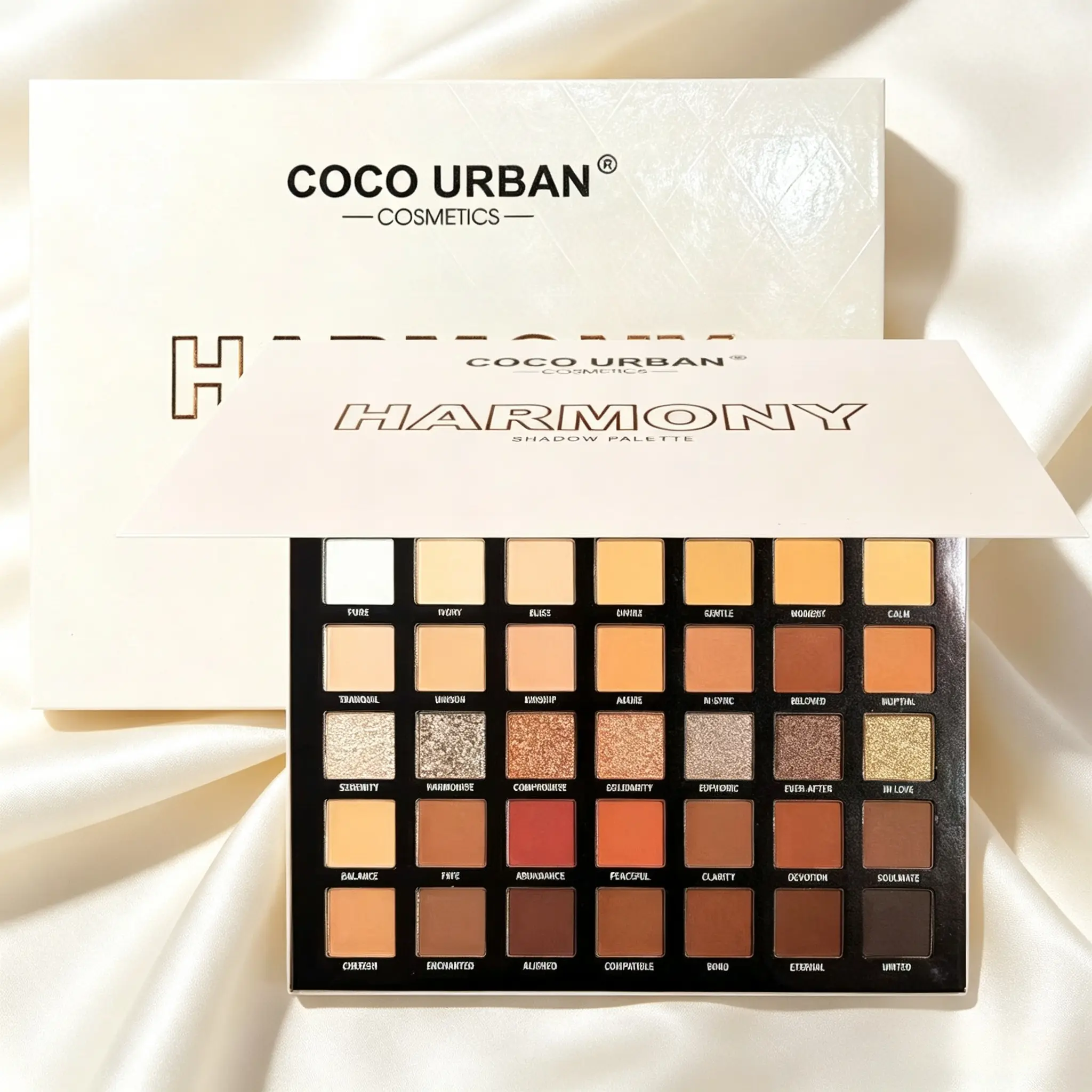 Multi-tone Eyeshadow Palette, 2 Options Full Matte / Matte Glitter Mix, Low Saturation Eye-deflate Nude & Rich Dark Brown Black Smoky Shades, Budget Professional Eye Makeup For Students & Artists
