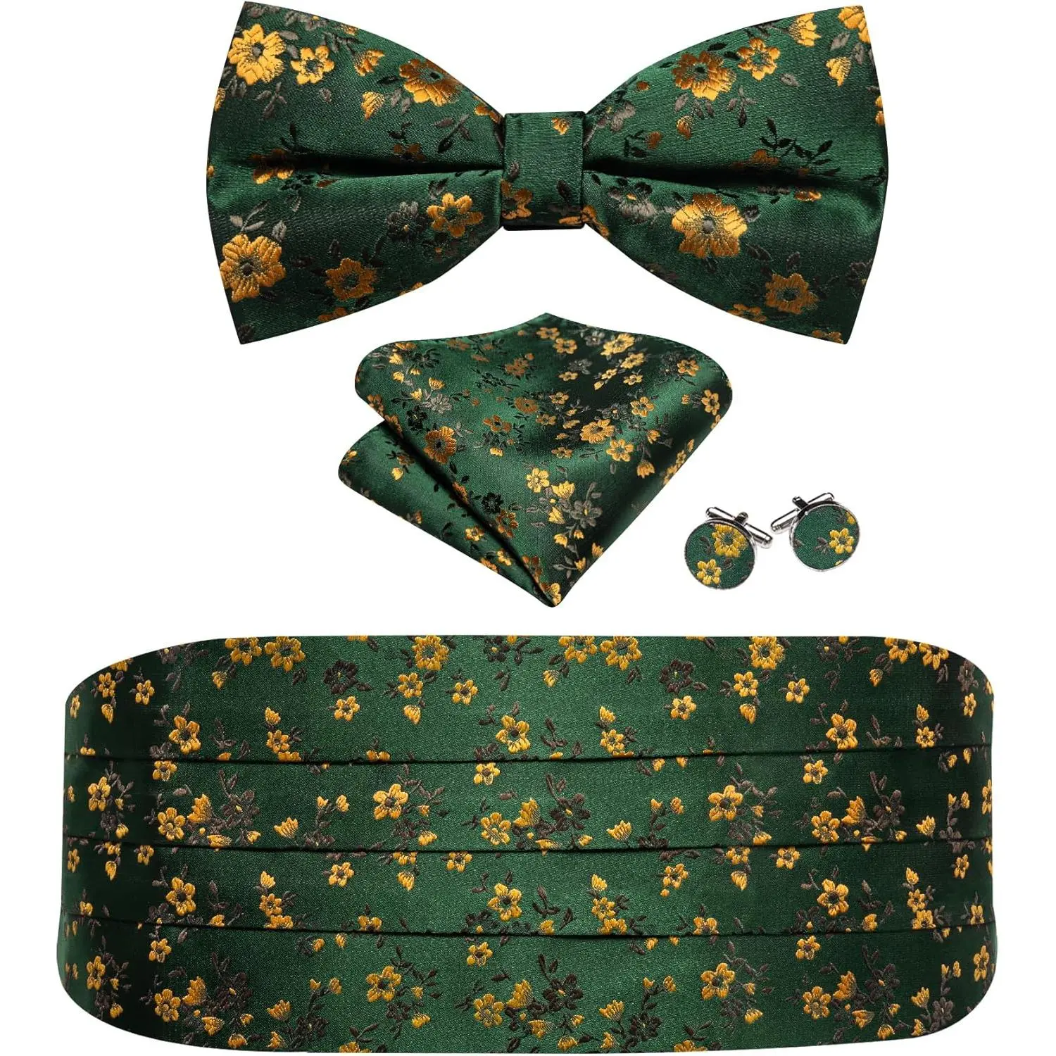 Green Yellow Floral