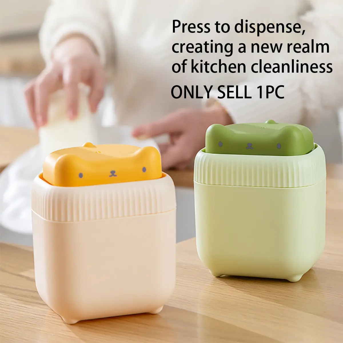 Small Cat Dish Soap Dispenser, Kitchen Soap Dispenser, Sink Hand Wash Liquid Dispenser, Easy Press Mechanism, Compact Design, Convenient Cleaning Tool
