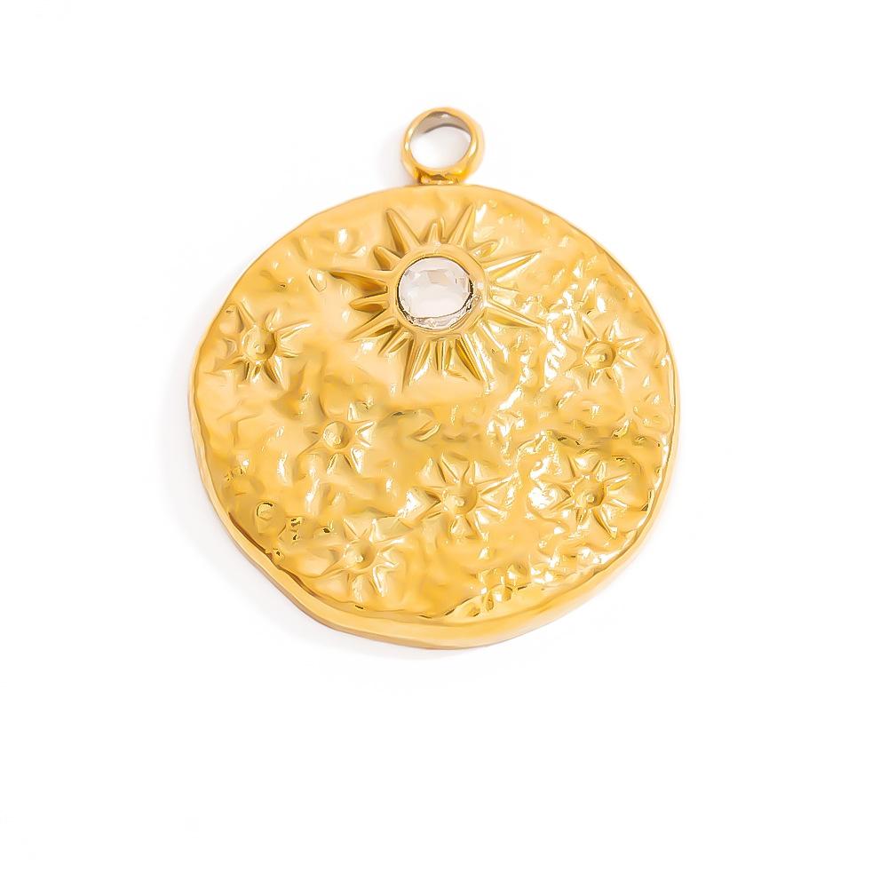 Titanium steel DIY jewelry accessories, stainless steel necklaces, bracelets, pendants, 18K gold pendants, accessories, and ornaments