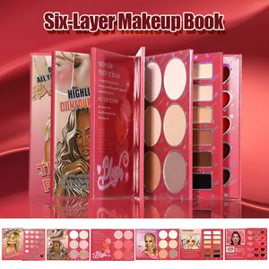 24-Color Shimmer Matte Eyeshadow Palette, Highlighter, Contour, Lipstick, All-In-One Makeup Set, Face Makeup Set, Gift Box, Perfect for Everyday Use