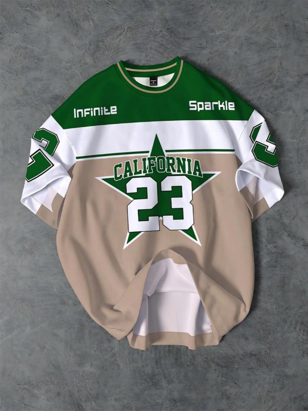 Kyn Apparel The new men's T-shirt for summer 2026 is casual soft comfortable and breathable with 3D digital pattern printing