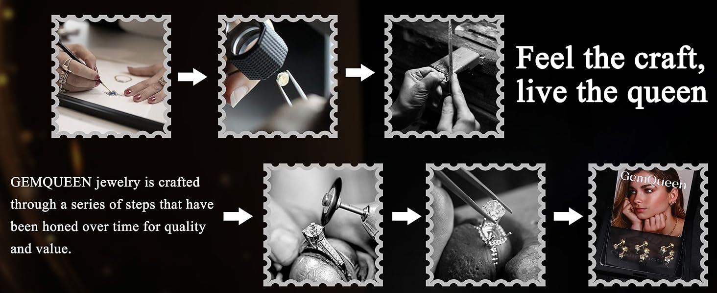 Fashionable 3 Pairs Synthetic Moissanite Earrings Studs 14K Gold Plated S925 Sterling Silver Flat Back Earring for Women Men - Hypoallergenic Set Cartilage Helix Piercing Jewelry D Color VVS1 1.8CT