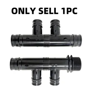 Ppsu Side Four-Way Connector, Quick Connect Pexa Plumbing Fittings, Easy Installation Water Pipe Connections, Durable and Reliable