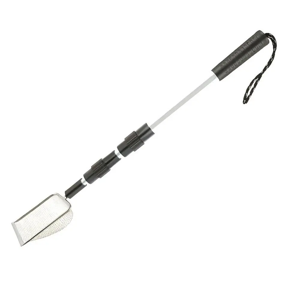 Stainless Steel Gold Pan, Adjustable Long Handle, Multi-Functional Beach Shovel, Ideal for Treasure Hunting, Shell Collecting, Cat Litter Cleaning