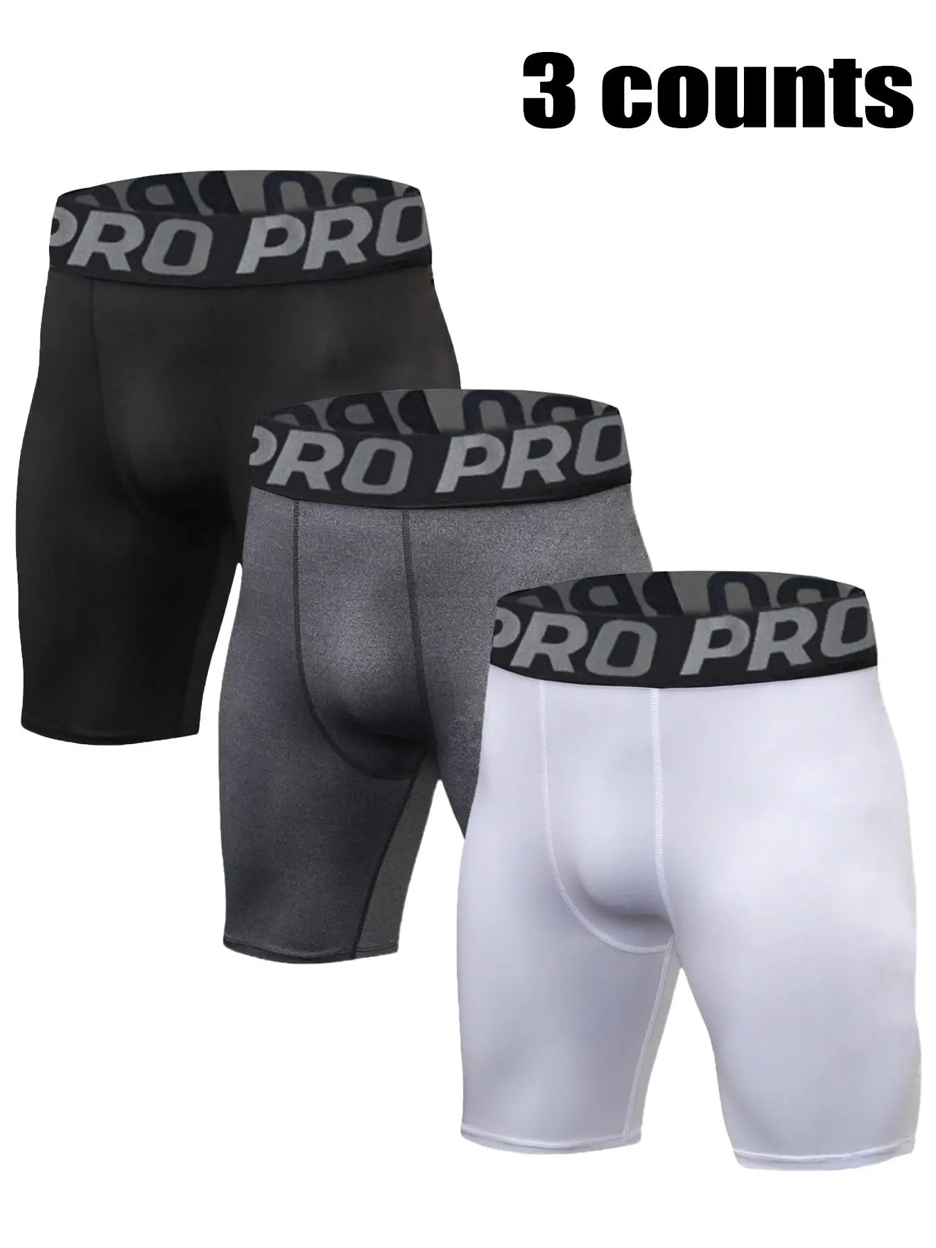 Men's 3/5 Pack Stretch Boxer Briefs, Moisture Wicking Quick Dry Breathable Cooling Sports Underwear, Sporty Underwear, Activewear Underwear, Anti Chafe Athletic Performance for Men, Running Cycling Workout Gym, Assorted Colors Multi Pack All Season
