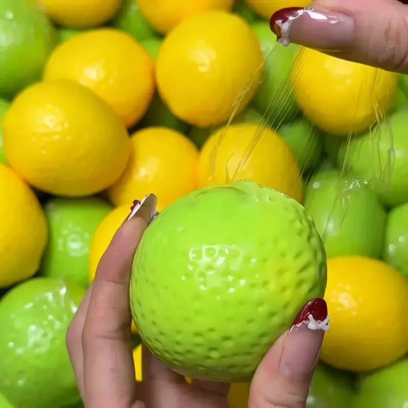 Viral Color-Changing Lemon Squishy, Crunchy ASMR Stress Ball (Green to Yellow) , Heat-Activated Sensory Fidget Toy, Portable Palm-Size Desk Companion & Conversation Starter Gift Viral Color-Changing Lemon Squishy, Crunchy ASMR Stress Ball (Green to Yellow) , Heat-Activated Sensory Fidget Toy, Portable Palm-Size Desk Companion & Conversation Starter Gift