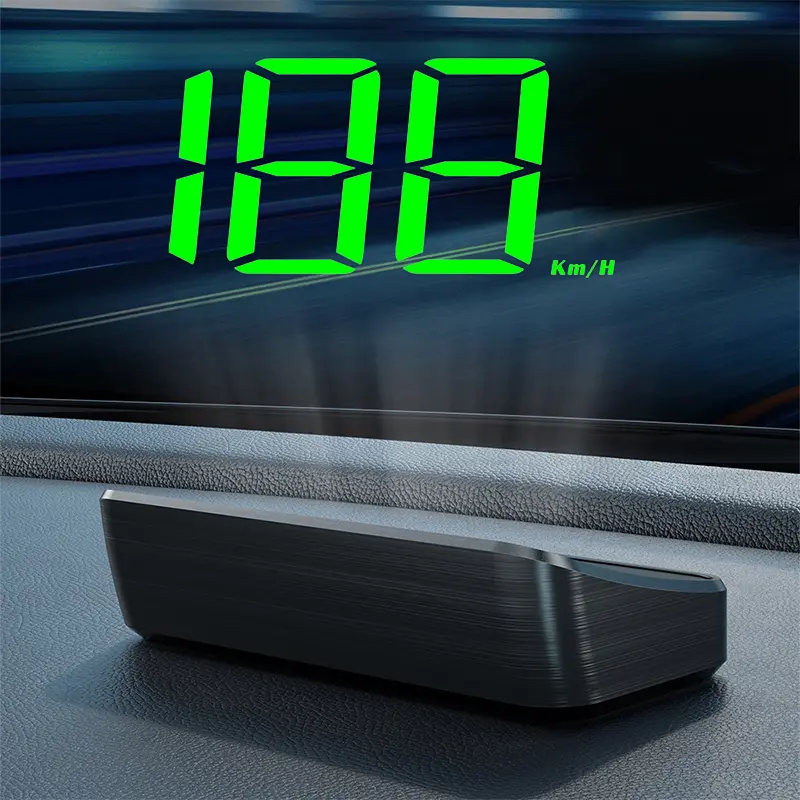 Car Speedometer HUD Head Up Display Digital Speed Meter Windshield Projector For Vehicles Auto Electronics Accessories Erasable Message truck