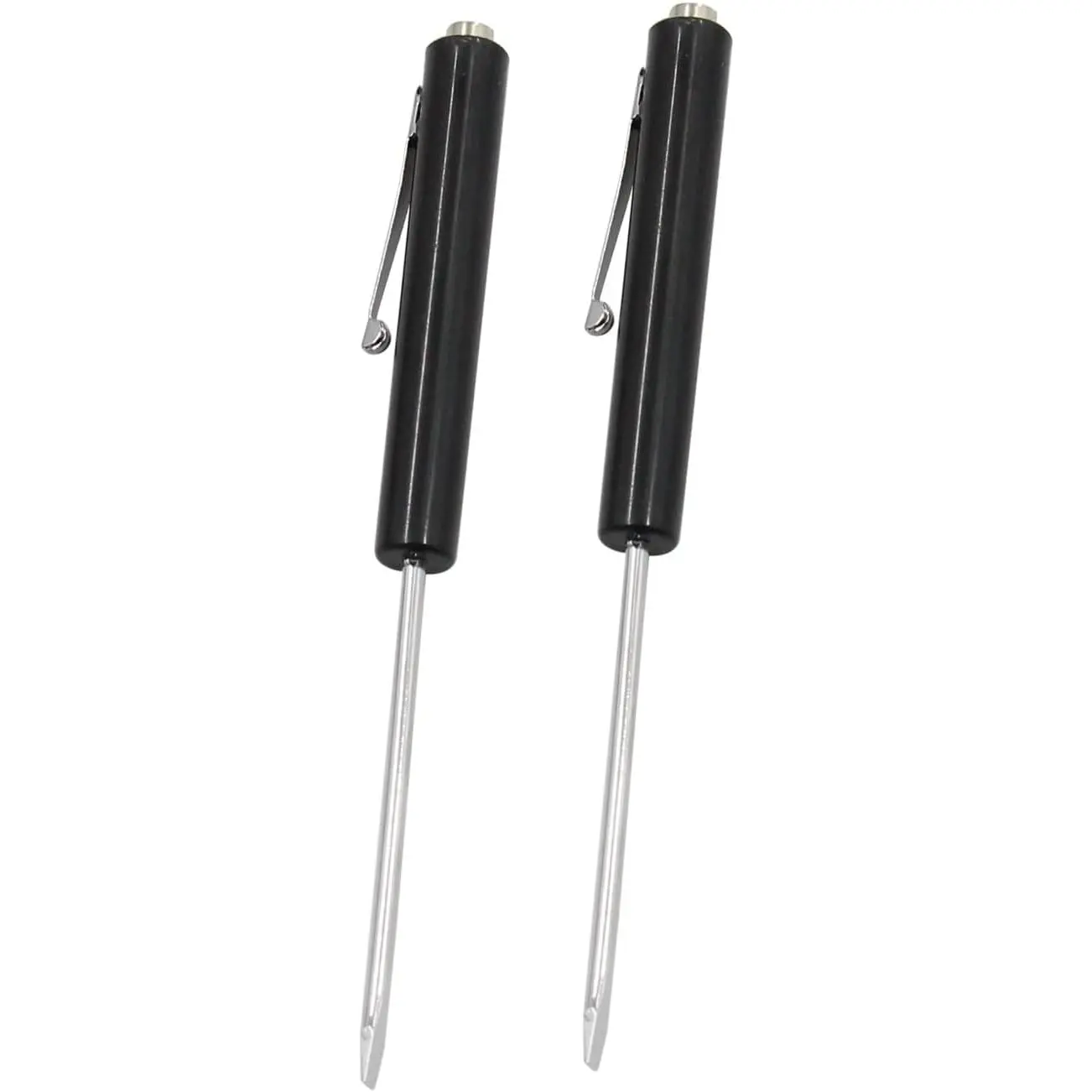 Mini Pocket  Black Portable  Slotted Screw Driver with   Slotted Tips 2 count