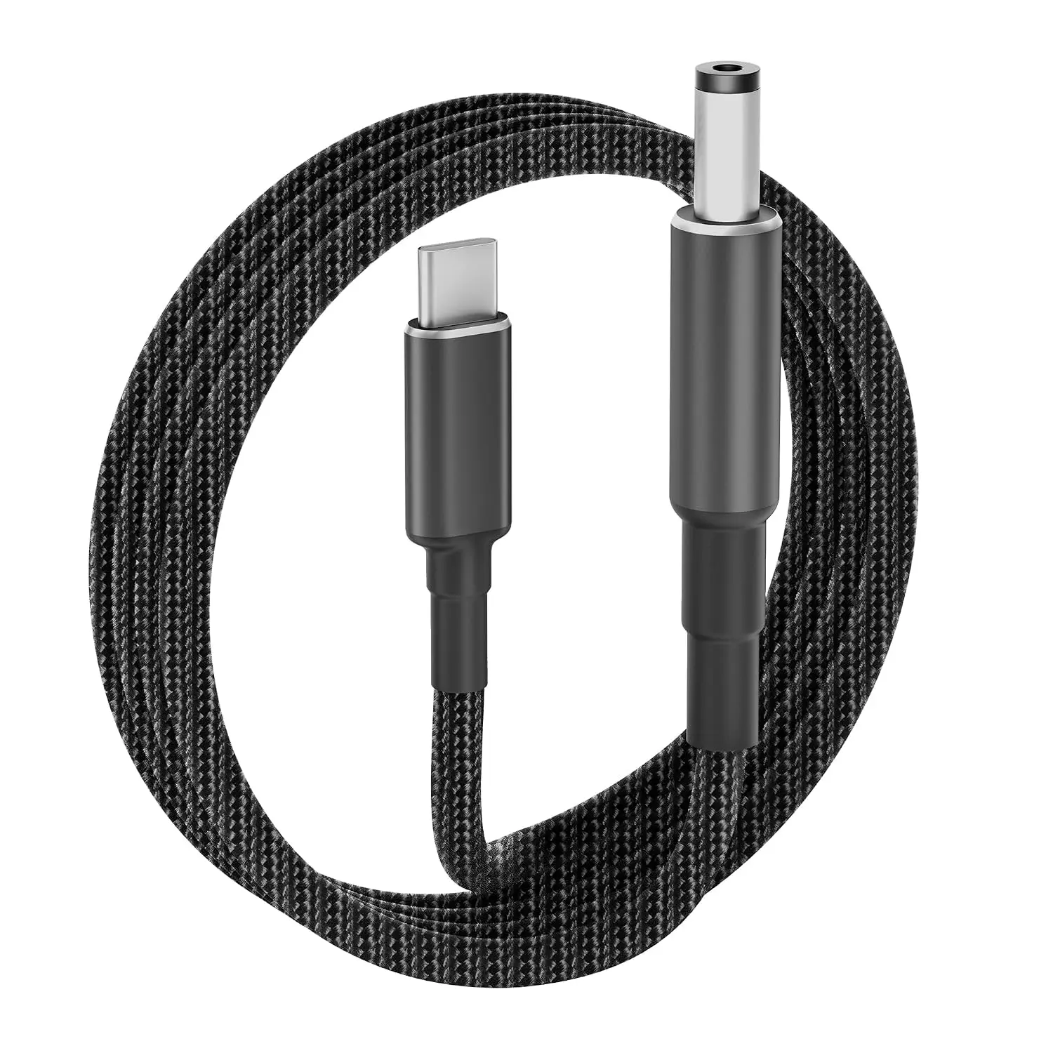USB C to DC 【5.5mm x 2.1mm Barrel Plug】 Power  | 100W PD USB Type C Input to DC 20V Output Power Cord 5.9FT, Type C to Barrel Plug for Laptop Work with 100W+ PD Source