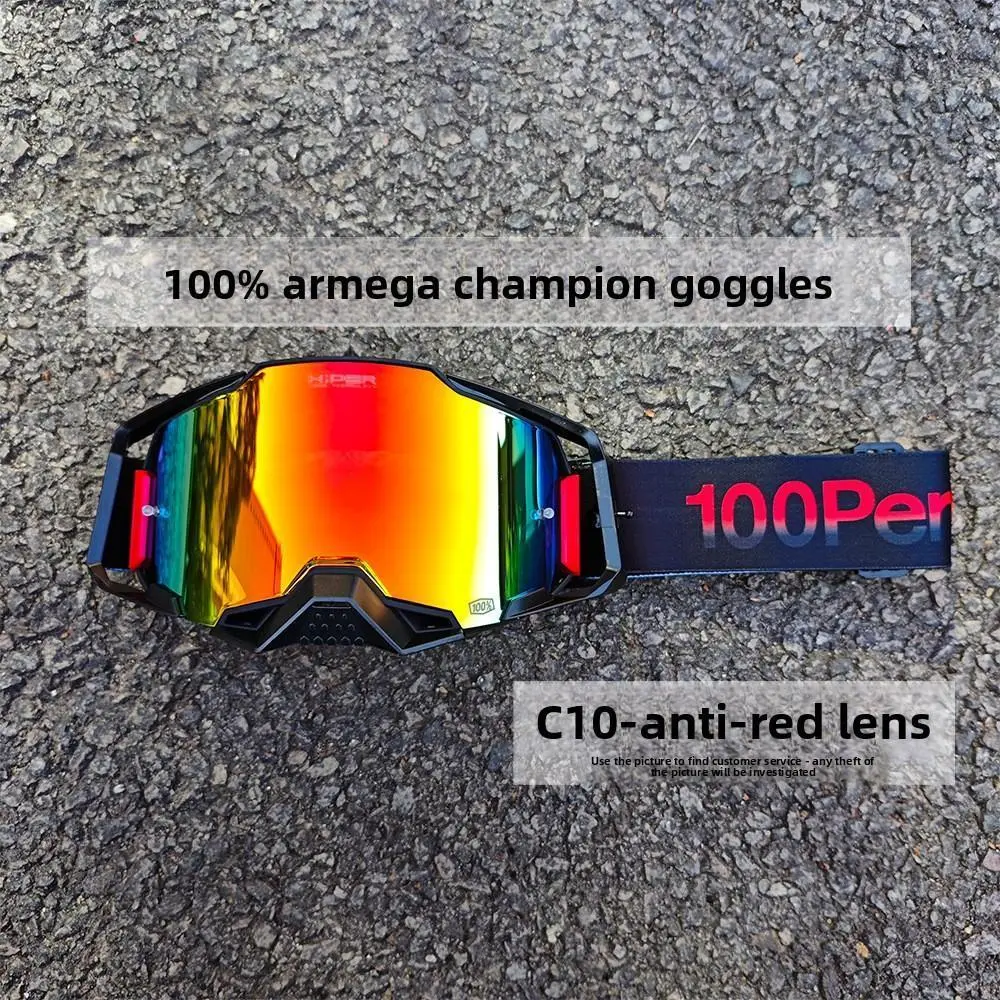 Quick Release Motocross Goggles Helmet Racing Riding Windproof UV Protection Ski Glasses Spring Gift
