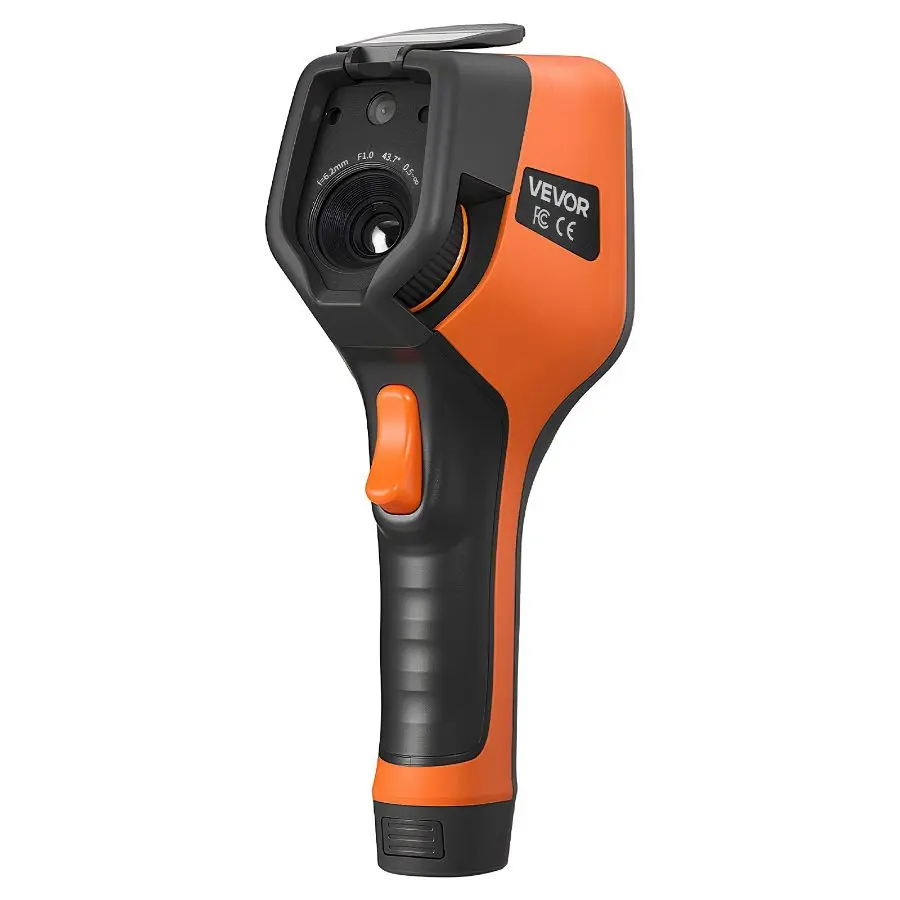 VEVOR Thermal Camera, 384x 288 IR Resolution, Handheld Thermal Imaging Camera with 5MP Visual Camera, 30HZ Refresh Rate Infrared Imager with 3.5-Inch Touch Screen, -4F to 1022F, WIFI Supported