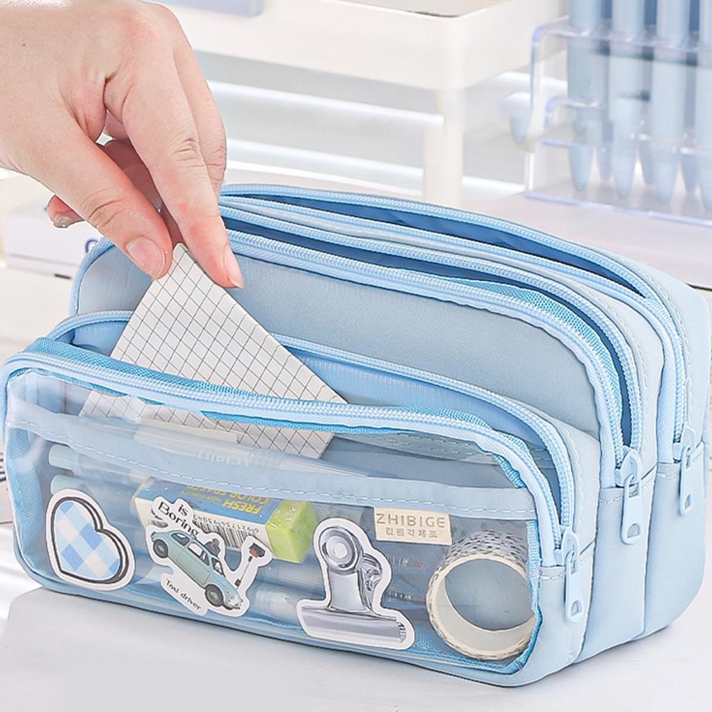 Large Capacity Pen Case Multifunctional Expandable Compartments Pencil Organizer Large Capacity Pen Case Multifunctional Expandable Compartments Pencil Organizer