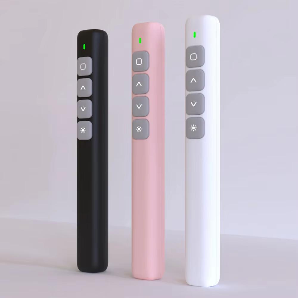 Wireless Presentation Pen, 1 Count USB RF Remote Control Flip Presenter Pointer, PPT Slide Advancer Pen, Office Presentation Supplies