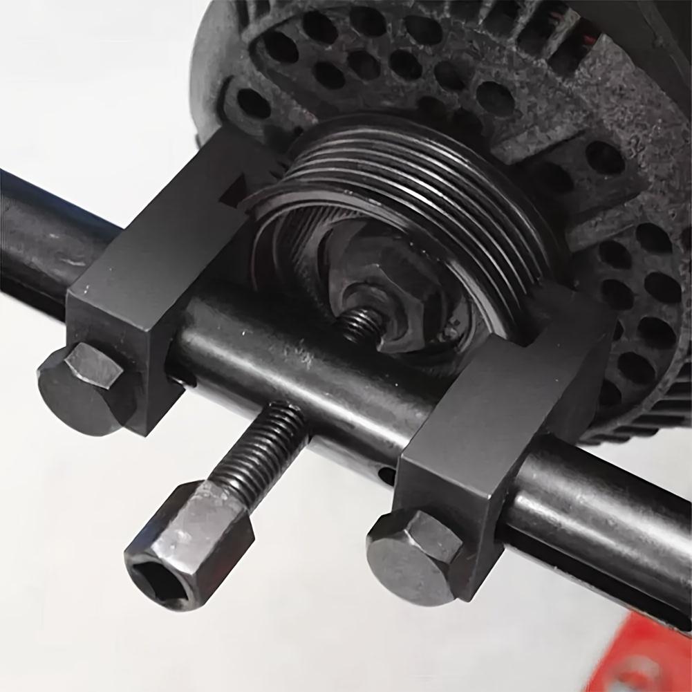‌ Adjustable Crankshaft & Power Steering Pump Pulley Removal Tool - 2025 Upgraded Design with Adjustable Arms Engine Parts Ratchet Combination Wrenches