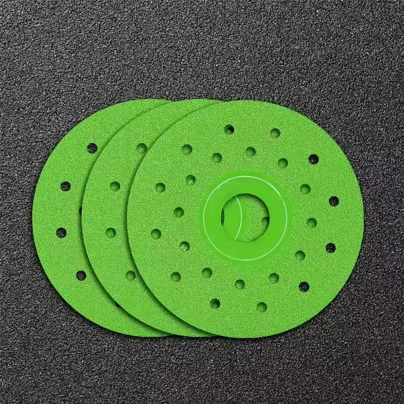3 pieces of 115mm multi-hole, Circular diamond grinding discs, Vacuum brazed ultra-thin flat, Dual-purpose for welding diamonds, suitable for tiles, marble, stone slabs, Durable, edge reinforcement