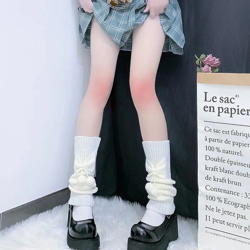 Women Knit Winter Leg Warmers Loose Style Lady Boot Knee High Boot Stockings Leggings Warm Boots Leg Calentadores De La Pierna
