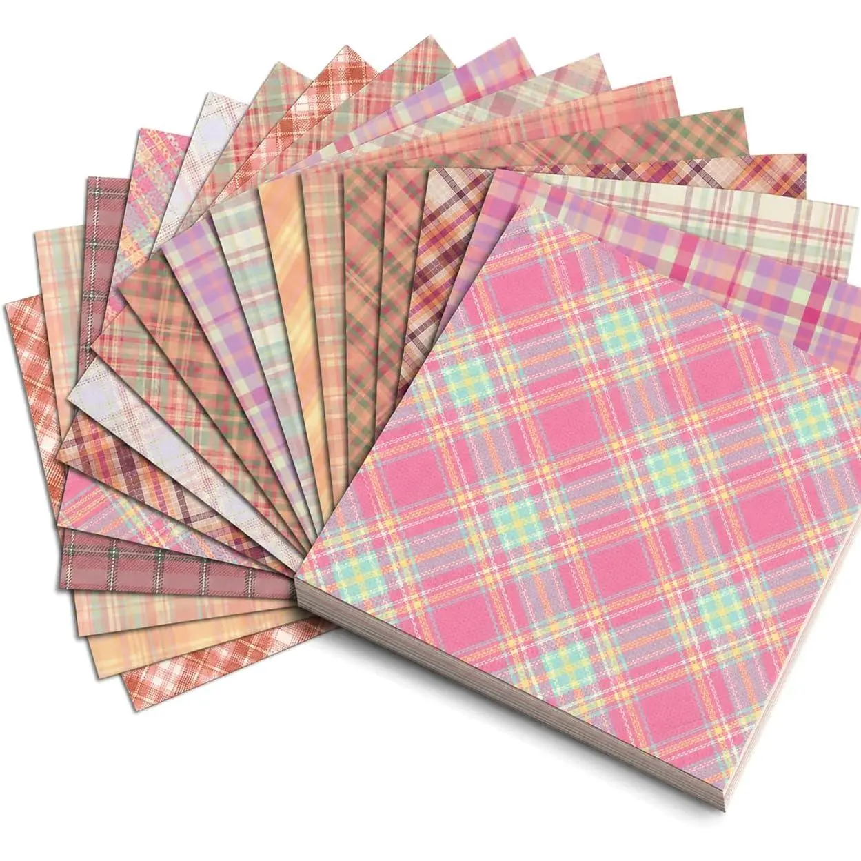 Classical Craft Paper for Scrapbooking - 12 Sheets 5.5x7.1 Inch 135 GSM Pastel Patterned Cardstock, Foldable & Layerable for Junk Journaling, Card Making, DIY Crafts