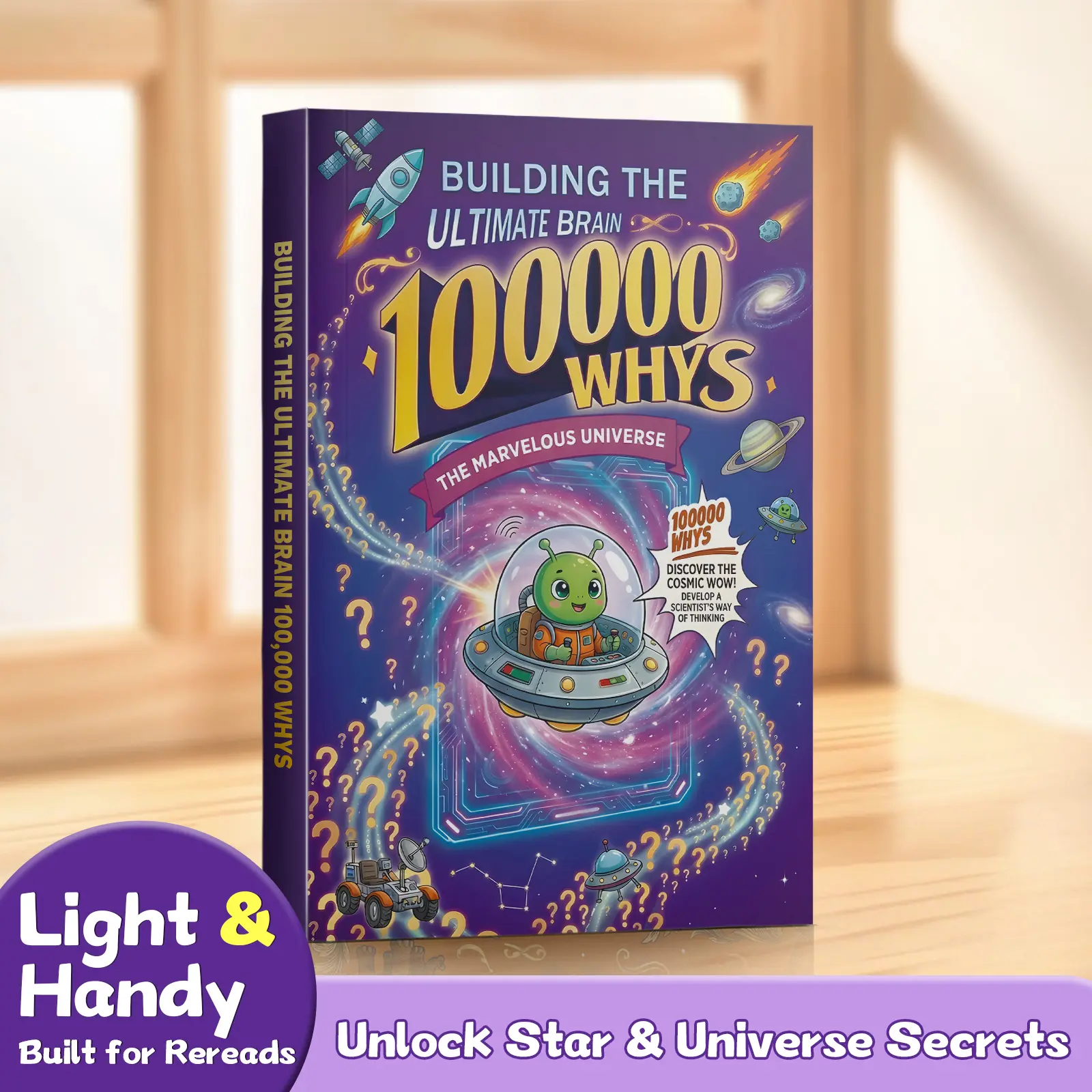 Kids Science Books, Childrens Books, 100,000 Why Questions Encyclopedia Set for Children, Fun STEM Learning, Animals, Space, Nature, Human Body & Daily Life Facts, Educational Reading Gift for Ages 6-12