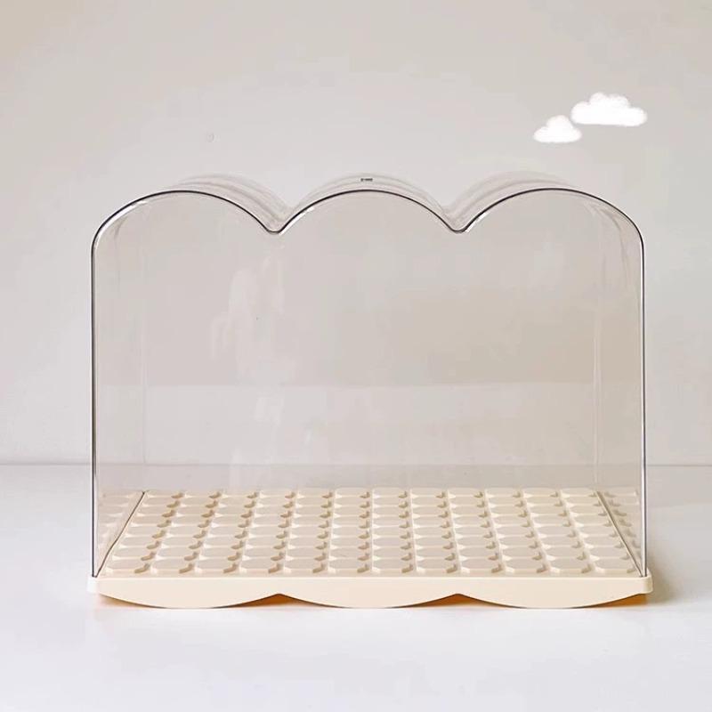 Blind Box Storage Box, DIY Stackable Blind Box Display Rack, Transparent Acrylic Storage Cabinet, Organizer for Collectibles & Toys