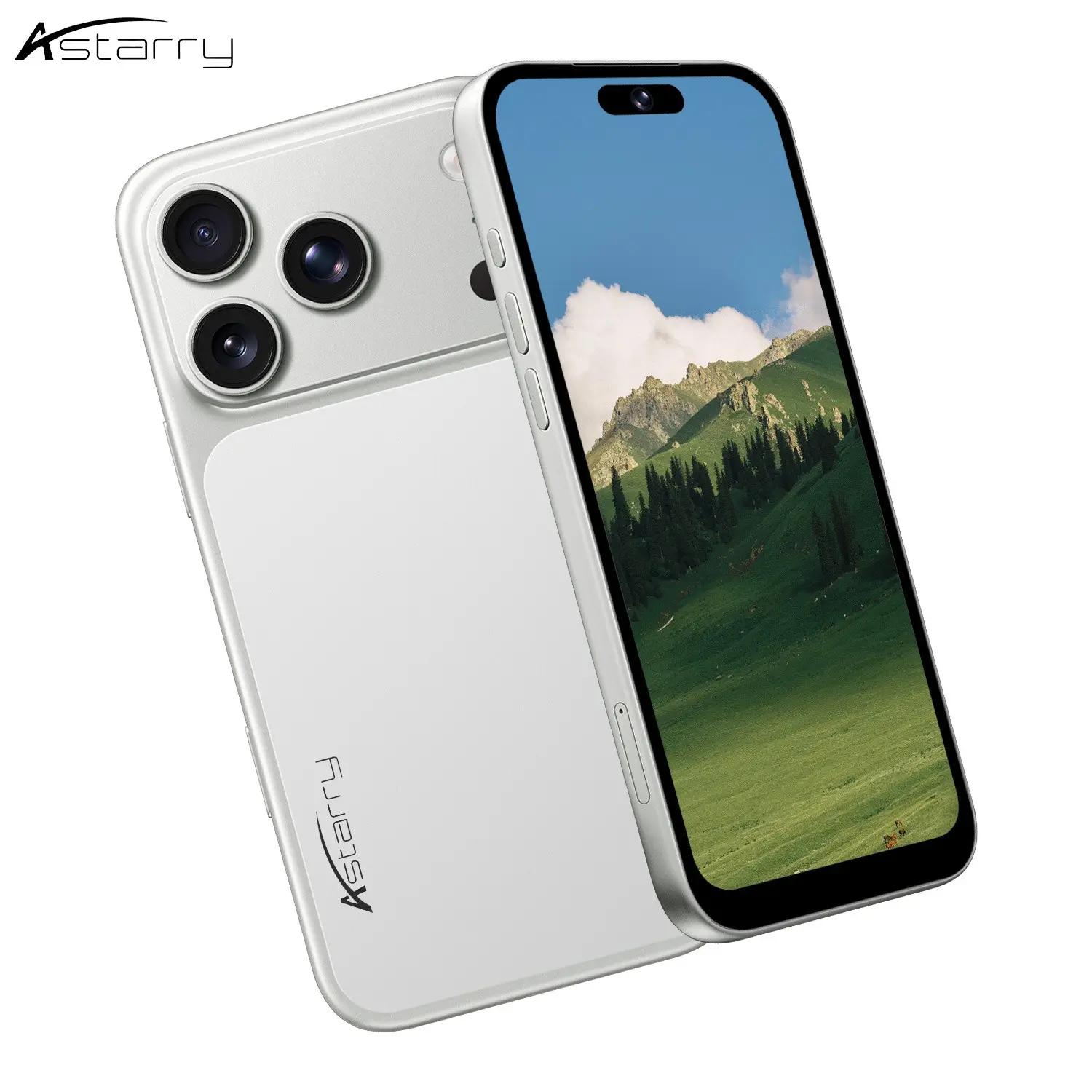 Astarry-17 Pro Max smart phone, Android Smartphone, 4100 mAh battery, dual SIM card dual standby, 4G network, Android12, 6.75-inch HD screen, Large Screen Smartphone, 3GB RAM, 32GB ROM, 5 million+13 million camera pixels.