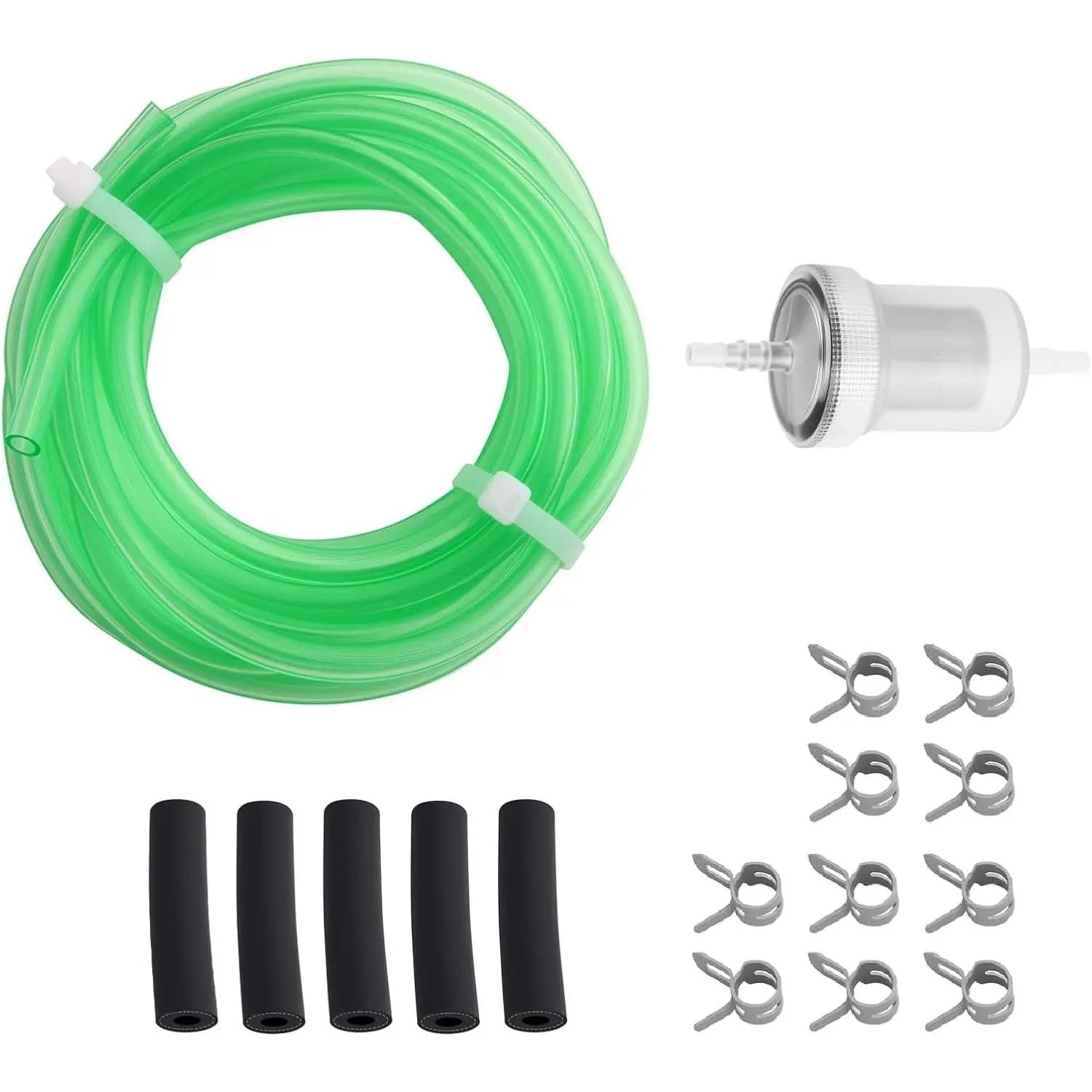 4M  Line Hose Kit,Flexible   Line Kit with Hose Clamps/Connecting Hoses/Filter,Heater Lines Hoses Compatible with Webasto Eberspacher Air  Parking Heater