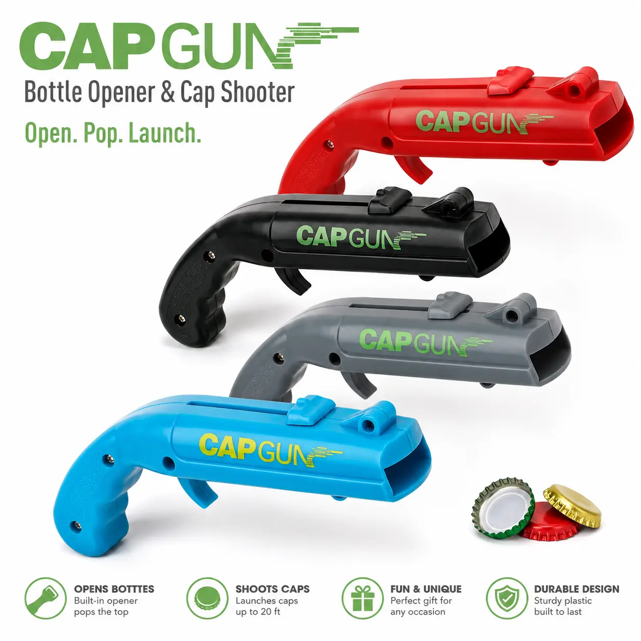 Creative Bottle Opener with Fun Design, Beer Opener Ideal for Family Gatherings, Backyard BBQs and Outdoor Activities
