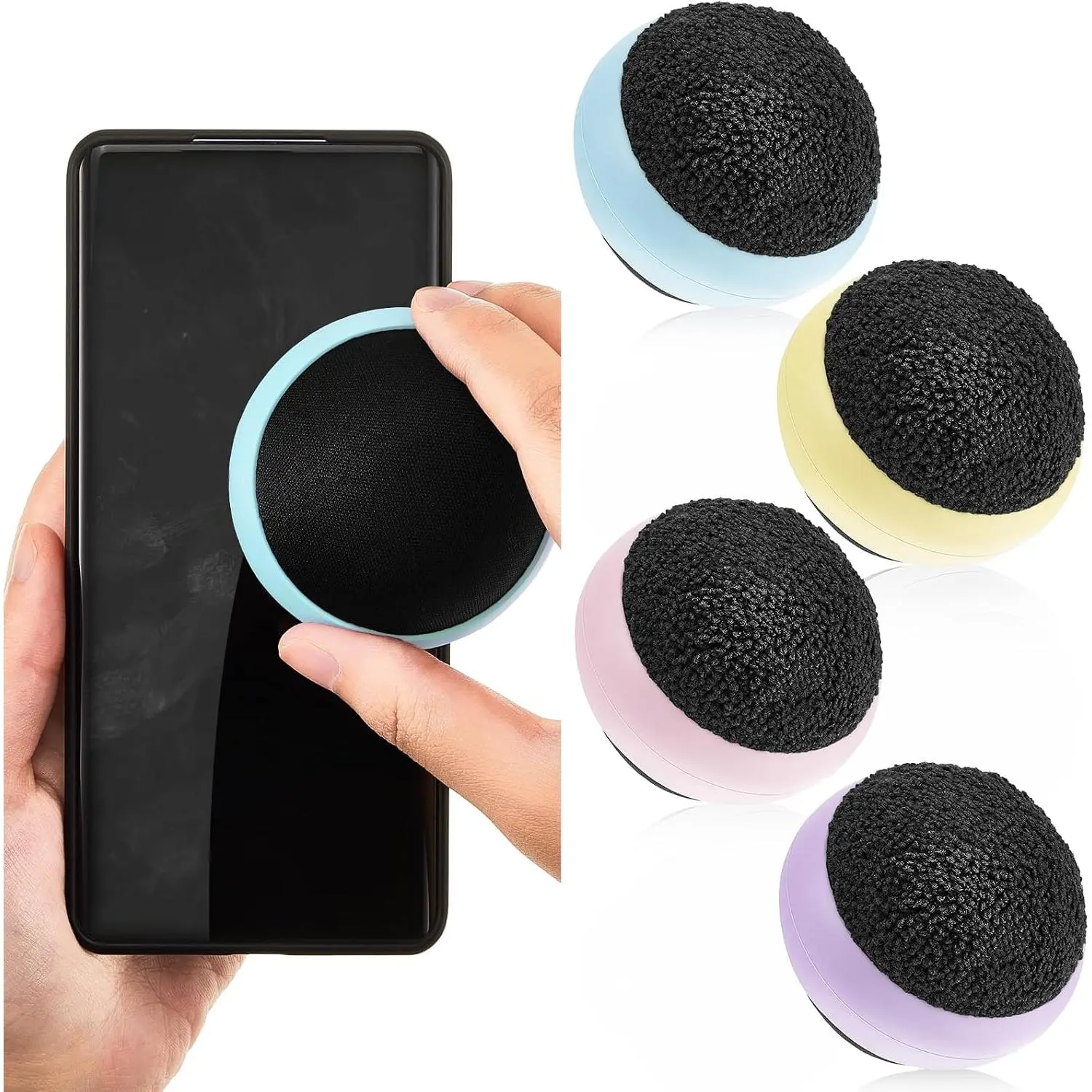 4 Pack  Screen Cleaner Balls Phone Cleaning Ball Microfiber   Screen Glass Cleaner for Easter  Laptop Phone