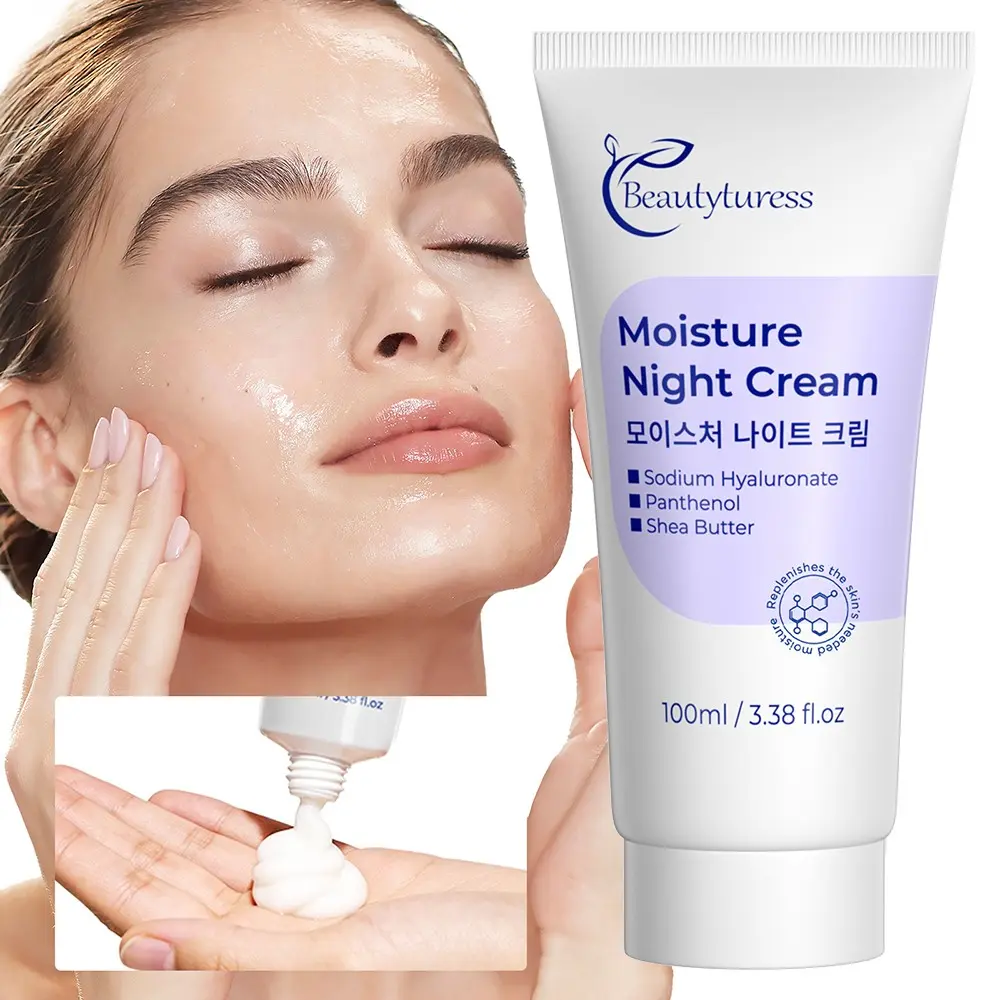 Collagen Moisturizing Cream, Facial Night Cream, Body Lotion Series, Deep Hydration, Nourishes Dry Cracked Skin, Even Tone, Suitable for All Skin Types, Moisturizer