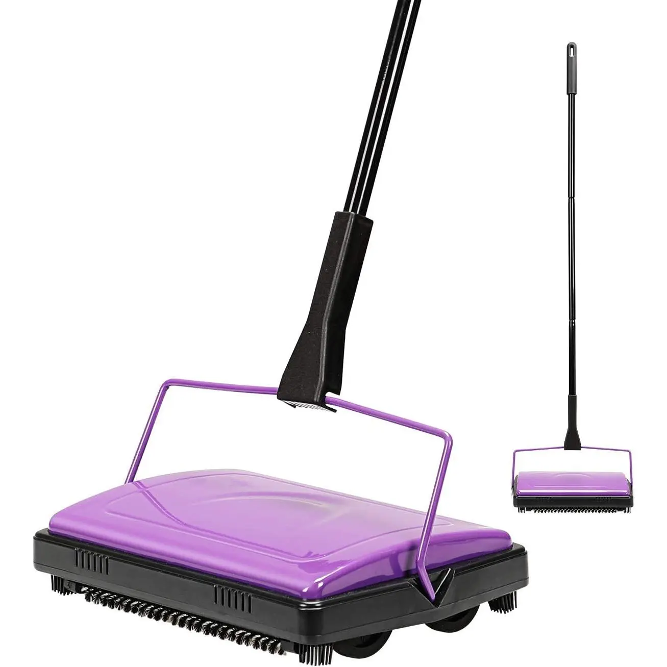 Manual Lightweight Carpet Sweeper Cleaner for Household Use