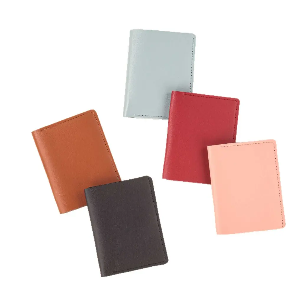 Women's All Over Print Bifold Cardholder Wallet, Minimalist Soft Leather Slim Compact Purse with Snap Button and ID Slot, Card Handling Women's Wallets, Slim Card Carry, Slim Pocket Fit