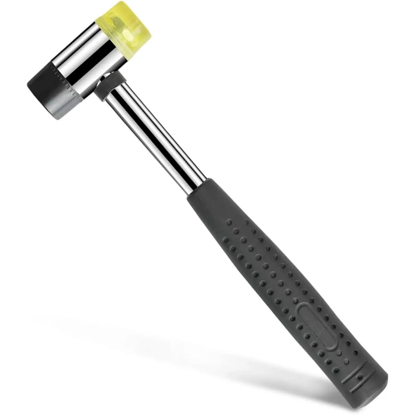 25mm   Nylon Rubber Hammer Jewelers Metal Mallet,Multipurpose, Doublesided & Lightweight Mallet Soft Hammer for  Decoration Installation Hand Tool