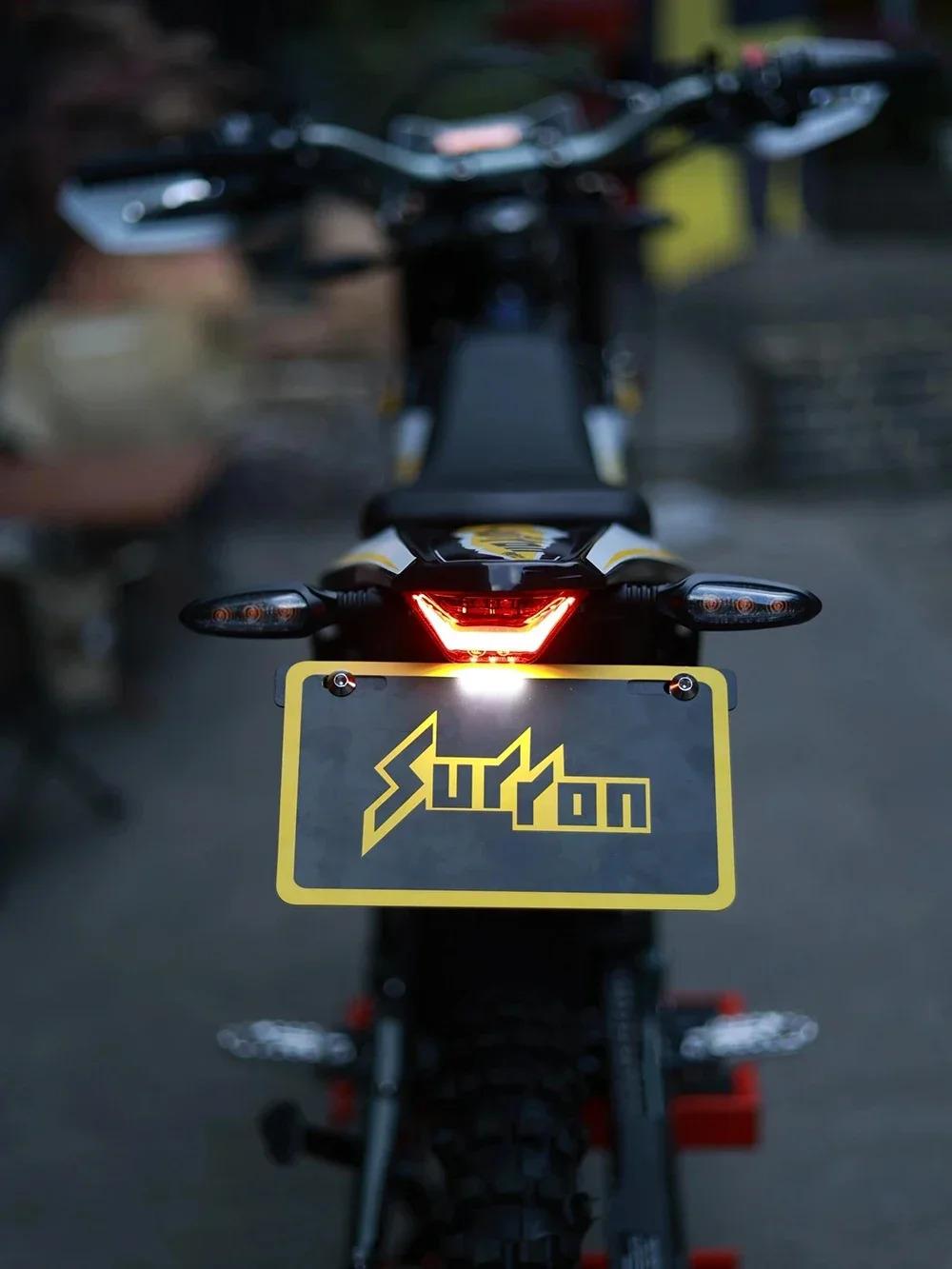 For Surron Ultra Bee Modified License Plate Bracket Modified Tail Light Holder Kit Quick Release Design UB License Plate Bracket