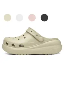 Unisex Classic Clogs: Adjustable Heel Strap, Eva Clogs Mules, Statement Clogs For Streetwear & Cool Outfits, Footwear, Sporty Breathable Clogs