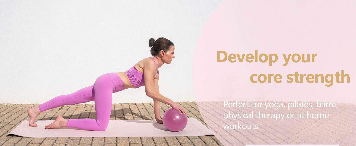 11 PCS Pilates Kit for Home Workouts Women – Includes Pilates Ring & Ball, 3 Fabric Resistance Bands, Hip Thrust Belt, 8-Shaped Band, Yoga Strap, Sticky Socks, Stretching Band, Carry Bag & Manual