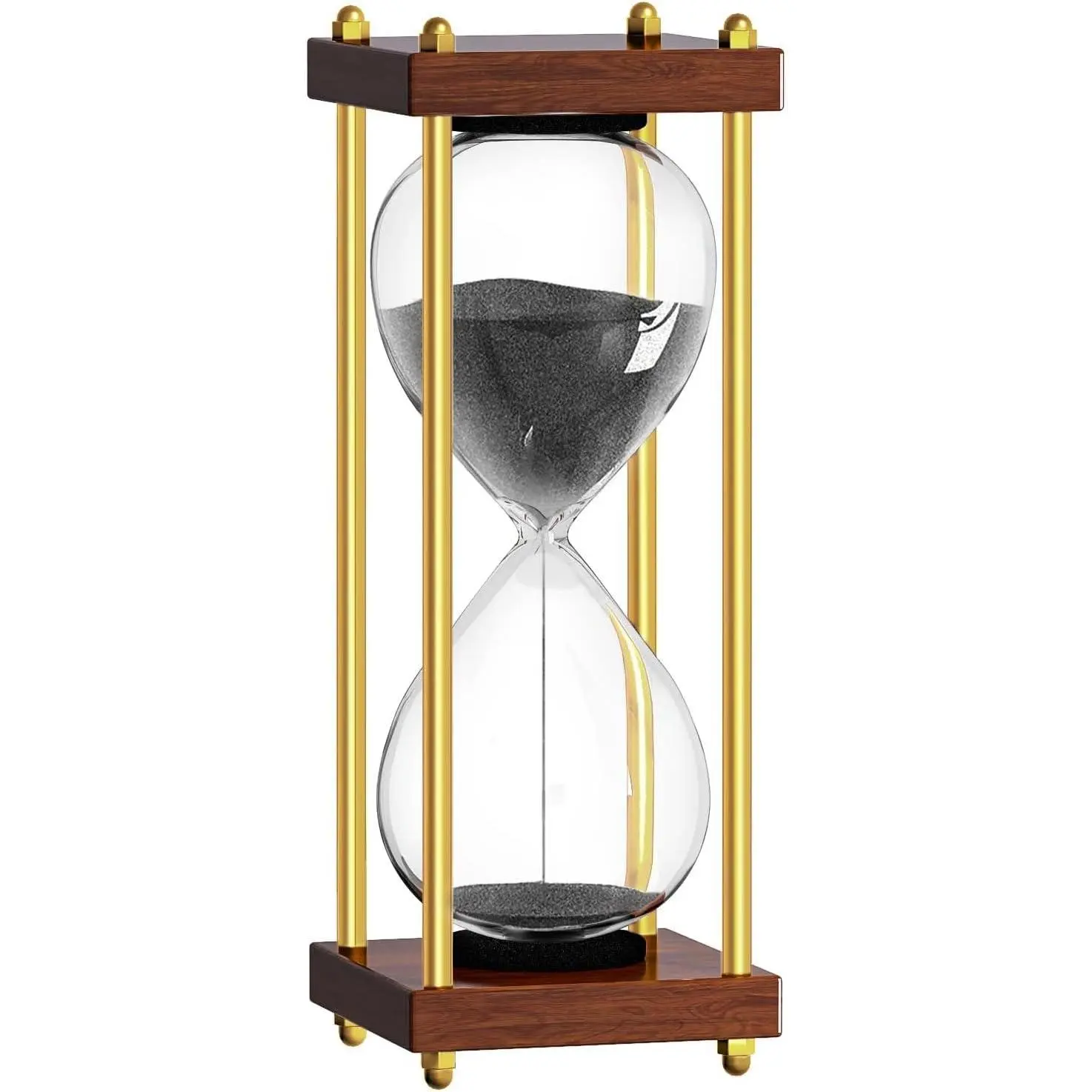 Sand Timer 15 Minute, 15 Min  Rod Hourglass Sand Clock, Wooden Retor Hour Glass, Sandglass, Reloj de Arena, Creative, Decoration, Office
