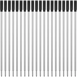 Compatible Ballpoint Pen Refills 20 Pack, 1.0mm Medium Point-Black, Smooth Writing Replaceable  Ink Refill