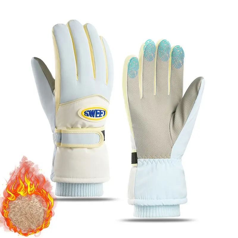 Winter Ski Gloves for Men & Women, Waterproof Thermal Windproof, Touchscreen Compatible, Non-Slip, Ideal for Outdoor Hiking & Snowboarding