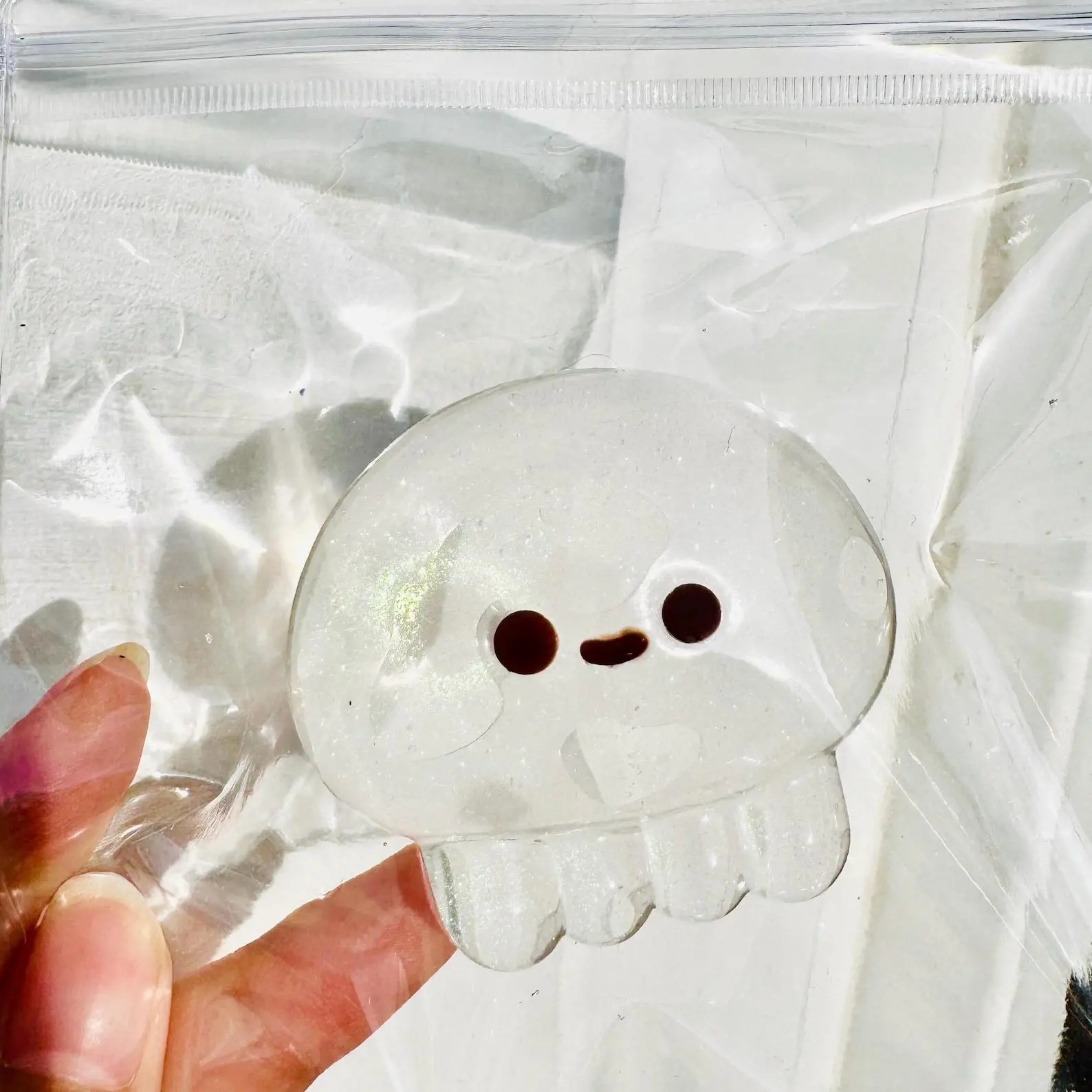 Custom JellyFish Taba Squishy ,soft stress relief toy squishy, squishy in a bag, bagged squishy, kawaii desk toy