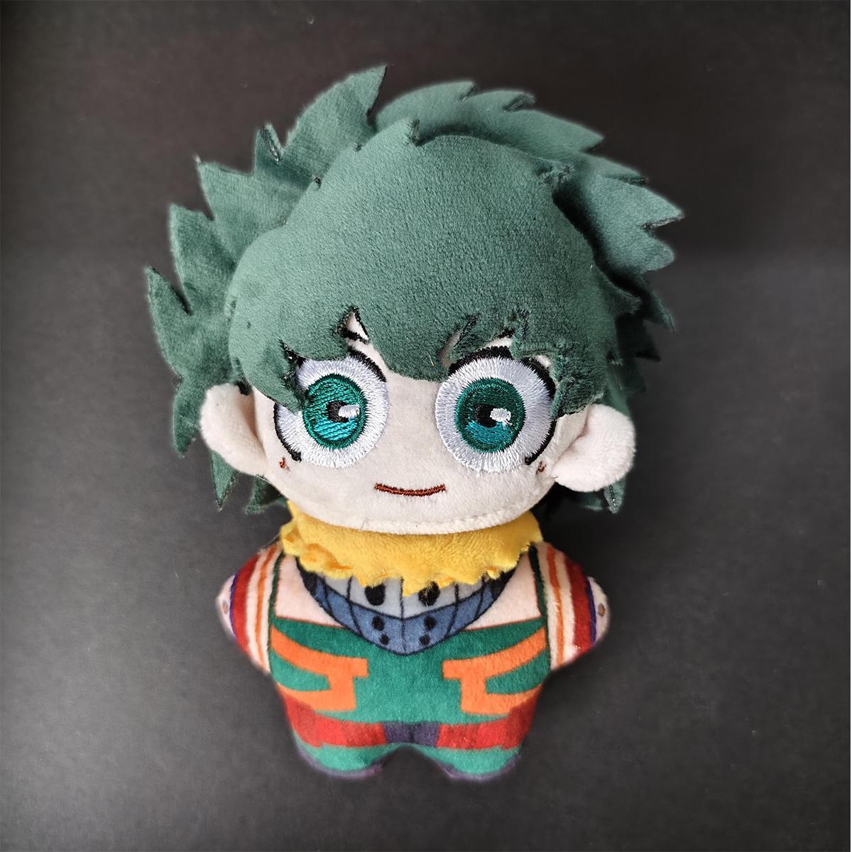 Anime MHA figure Izuku Midoriya Katsuki Bakugou Shoto Todoroki Plush Toys Soft Plush keychain Doll cute sofa pillow Pendant Gift