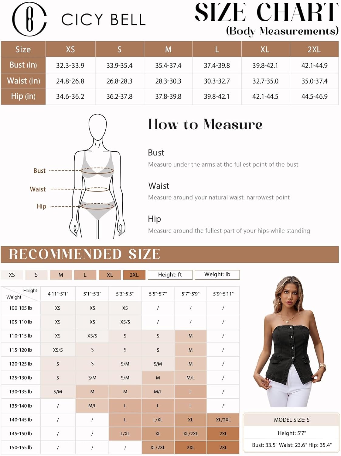 Imily Bela Womens Strapless Denim Vest Summer Button Down Jean Tube Tops Y2k Going Out Fitted Bandeau Shirts Waistcoat