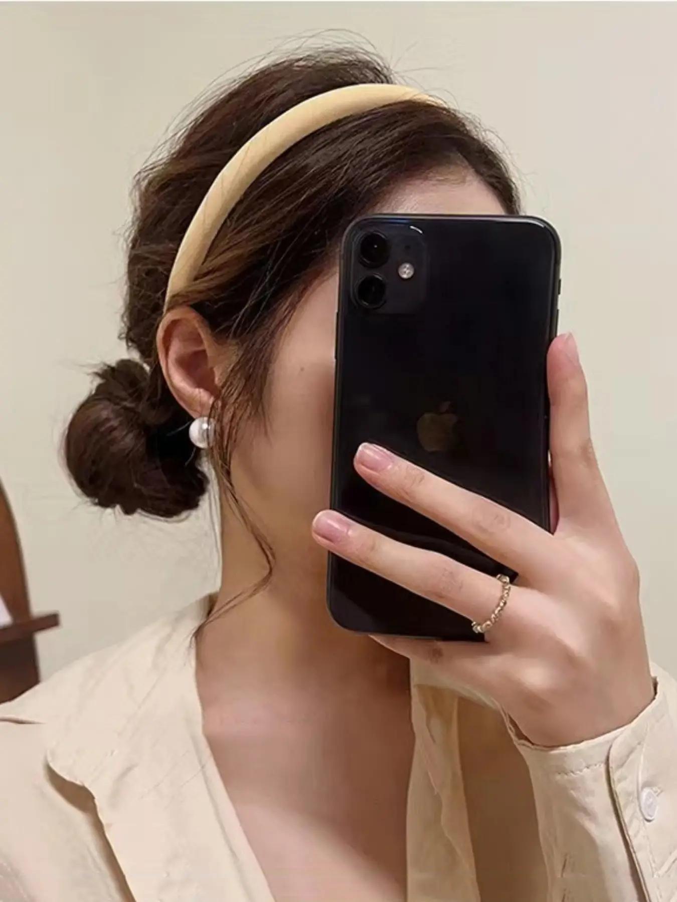 5pcs Simple Design Plain Headband, Minimalist Temperament Headband, Daily Casual Versatile Hair Accessories for Women