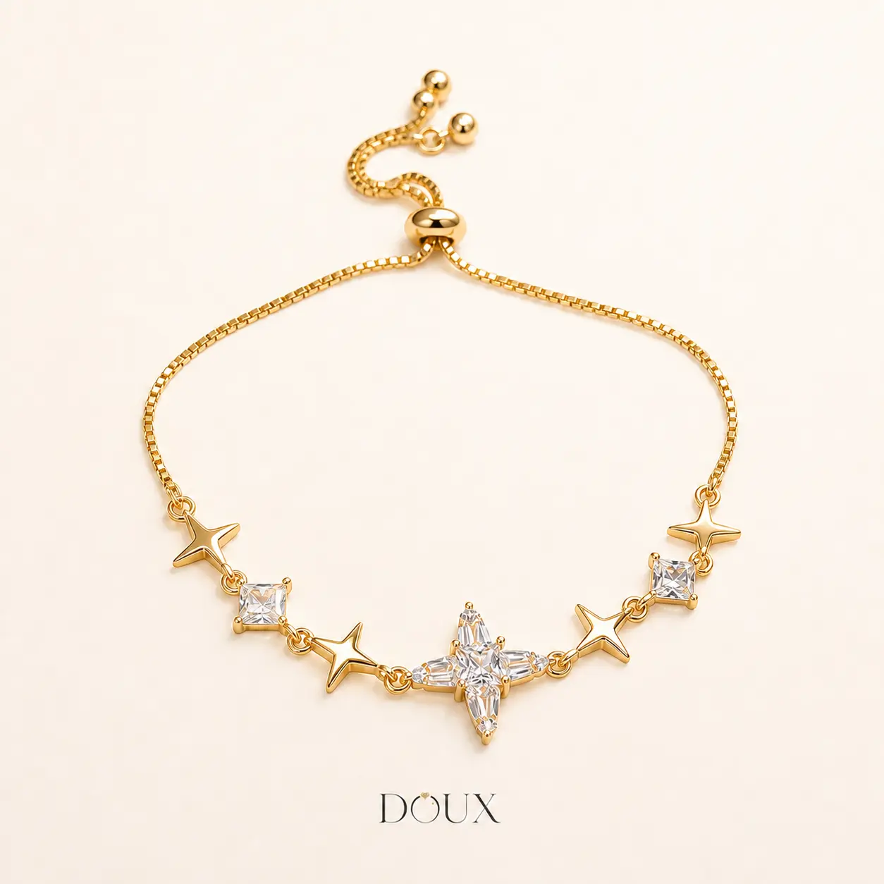 DOUX Gold Star Bracelet