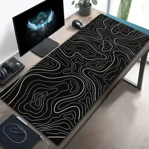 Large Gaming Mouse Pad, Non-Sponge Rubber Base, Washable and Durable Design, Ideal for Gamers, Office, School, Home Decor, Computer Desk Mat